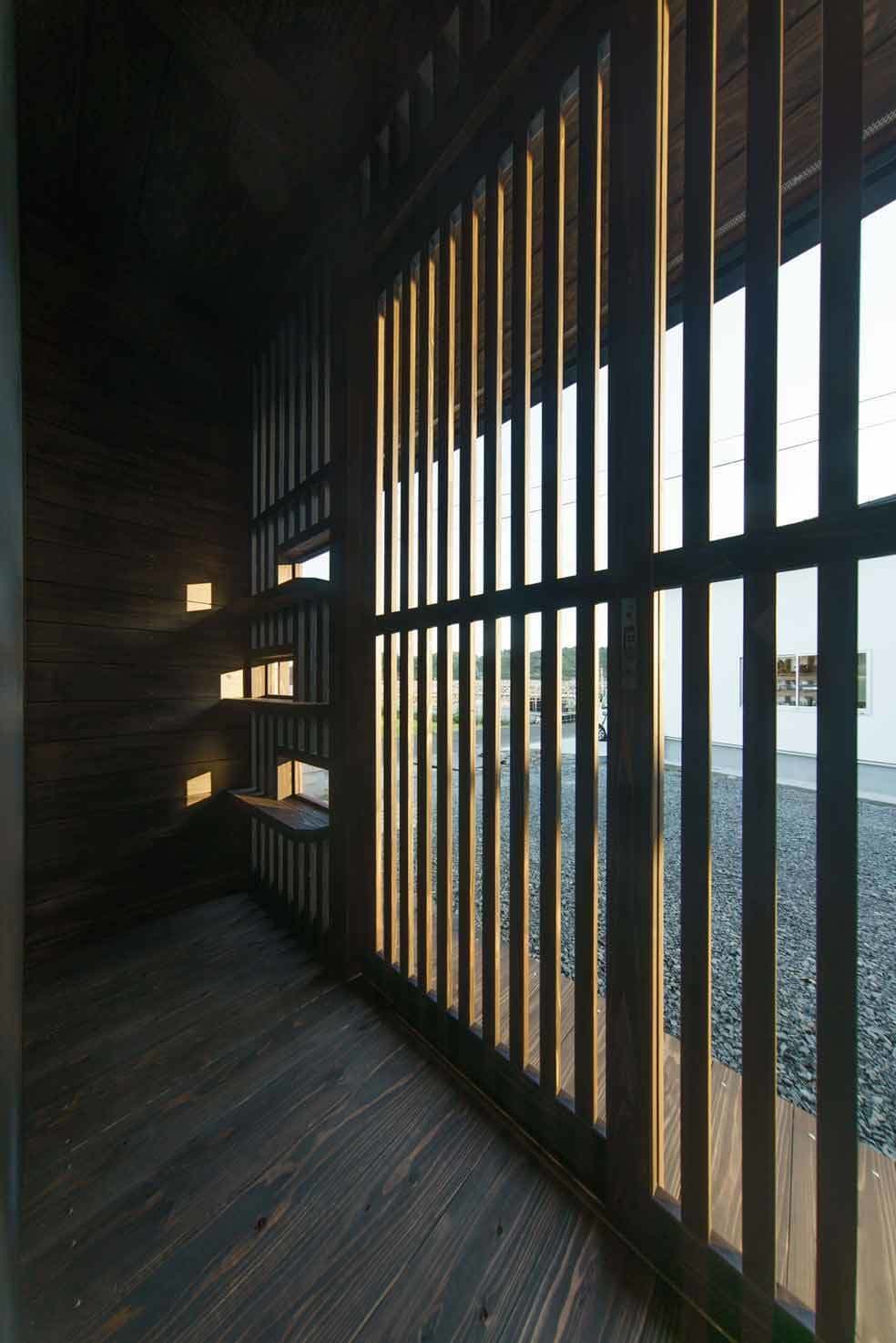 事例_木製目隠しデッキ