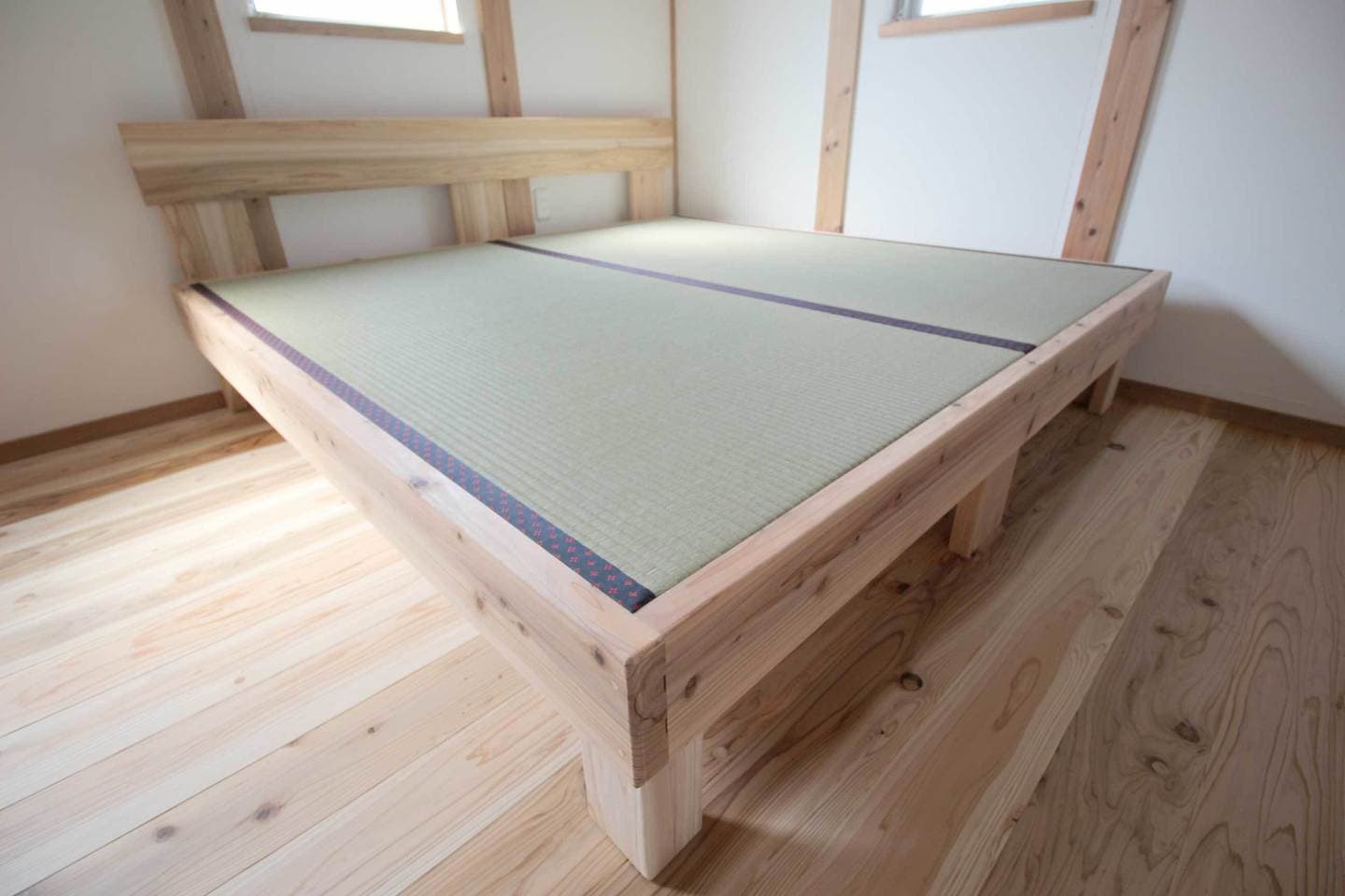事例_無垢才で作る畳ベッド