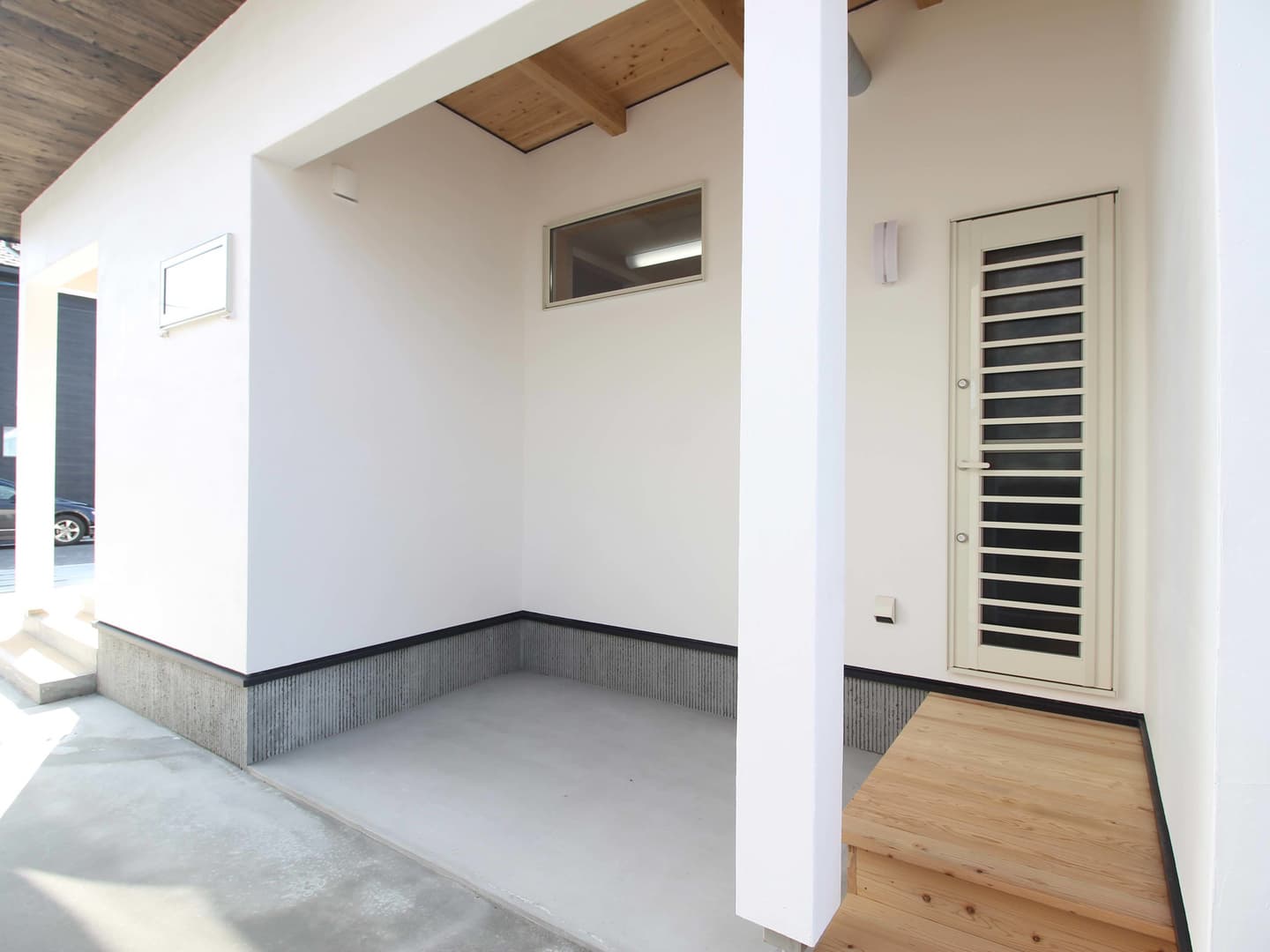 事例_屋根付き駐輪スペース