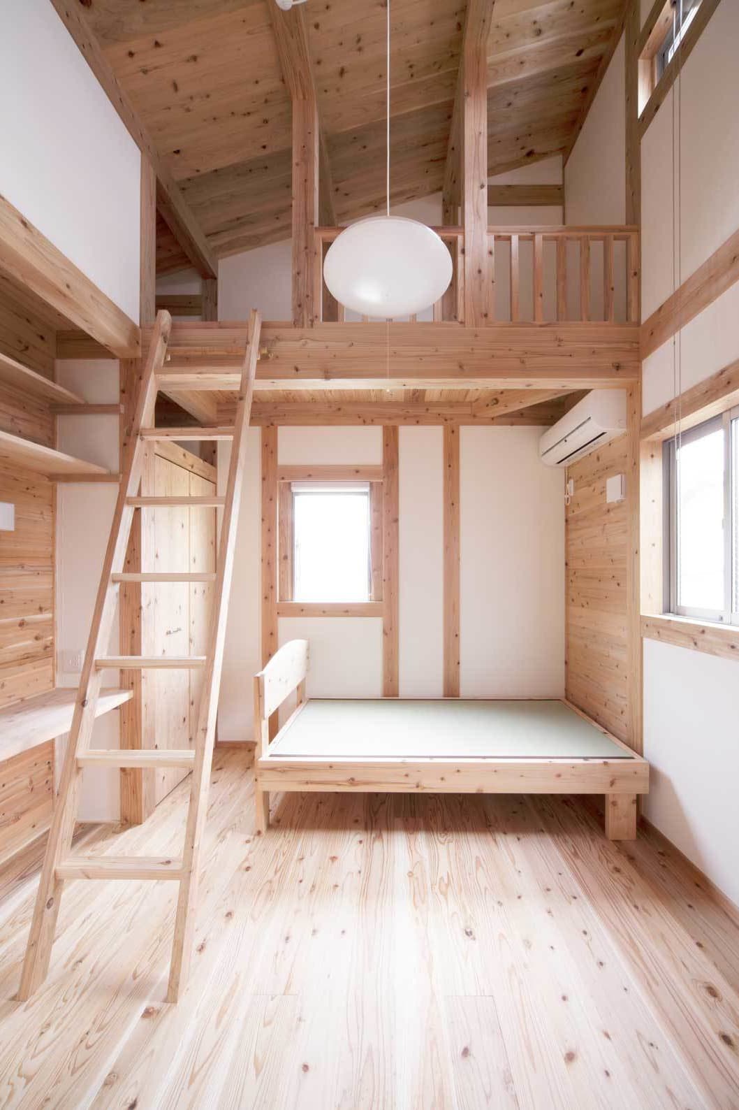 事例_ロフト付き子ども部屋